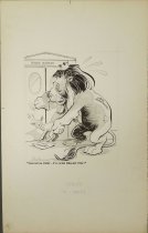 'You go in first - I'll hide behind you!'